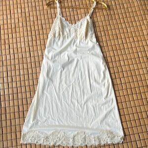 Elegant White Lace Slip Dress